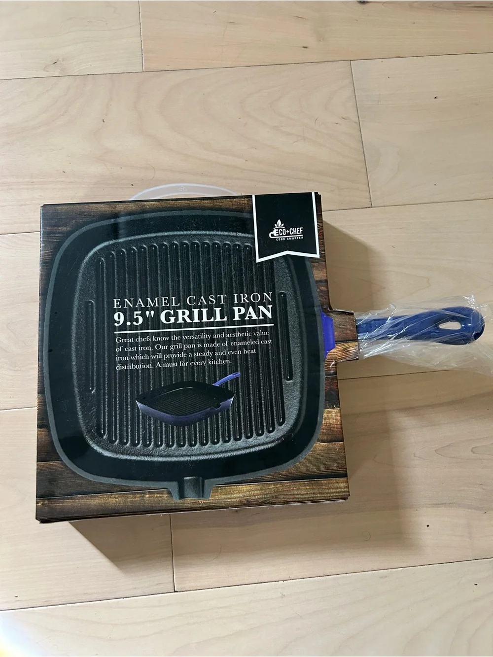 NIB Eco+Chef Enamel Cast Iron 9.5